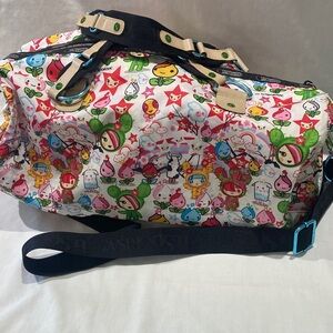 LeSportsac Multicolor Printed Travel Weekender Bag